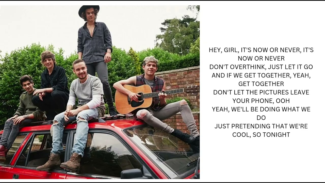 Live while we're young lyrics One Direction
