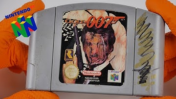 I found this sad looking N64 GoldenEye and made it look good again // overhaul restoration//Nintendo