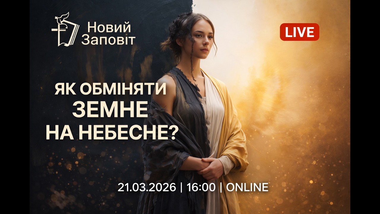 Як Обміняти Земне на Небесне? | (21.03.2026) | Церква Новий Заповіт