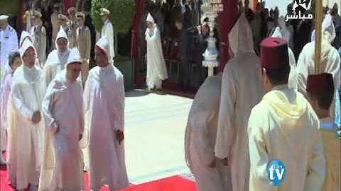صاحب الجلالة يتراس حفل استقبال بمناسبة عيد العرش المجيد
