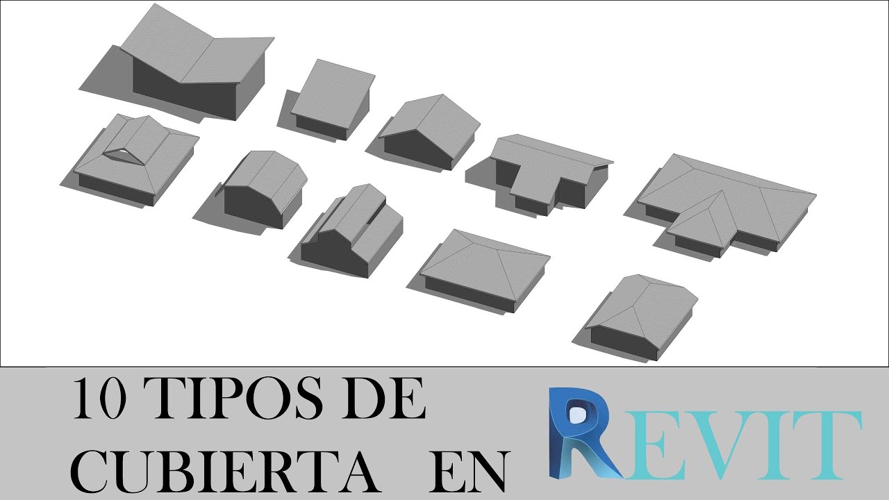 10 DE CUBIERTA EN REVIT - TUTORIAL YouTube