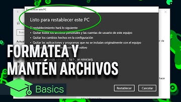 FORMATEA WINDOWS sin perder NINGÚN ARCHIVO