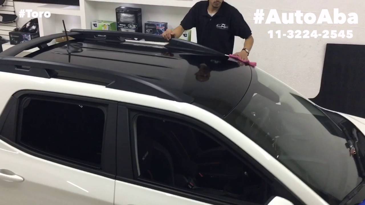 Teto Black Piano Fiat Toro - AutoAba Acessórios - YouTube