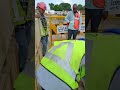 hdpe Hydraulic Machine Demo in L&T Construction