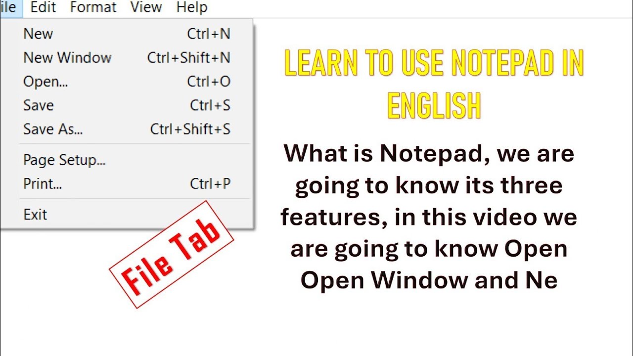How To Use Notepad In Computer। What Is The Notepad । Notepad in ...