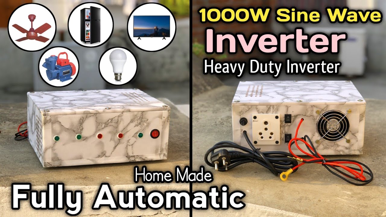 How To Make 1000W Sine Wave Inverter at Home // Sine Wave Inverter घर पर कैसे बनाए