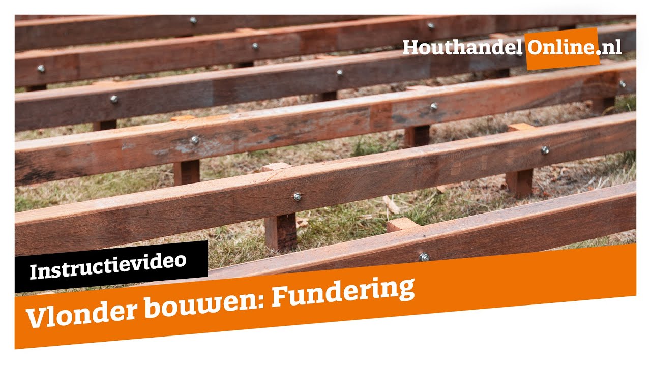 Vlonder Fundering — Houthandelonline #13 - YouTube