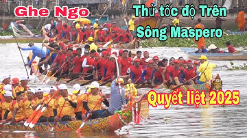 Các Ghe Ngo Miệt mài Thử Tốc Độ Trên Sông Maspero