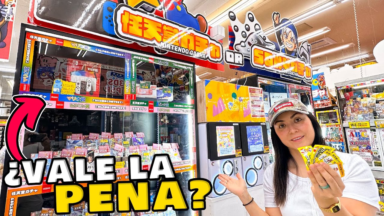 Gastamos en GASHAPONES con PREMIOS de NINTENDO en JAPON