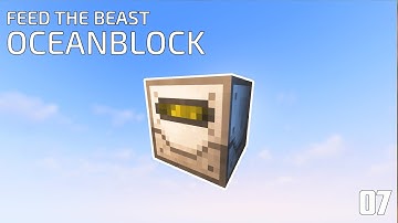 FTB OceanBlock - Material Stonework Factory EP7