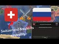 Switzerland breaks its neutrality