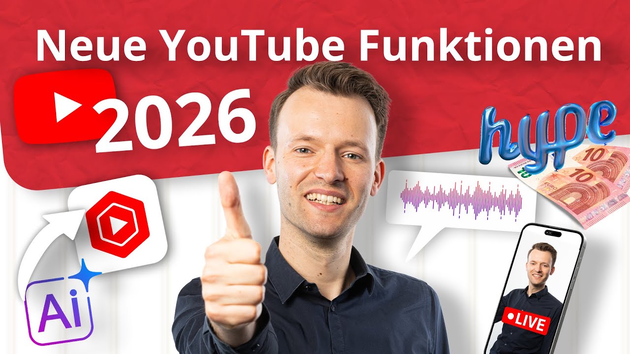 Das ändert sich 2026 alles auf YouTube
