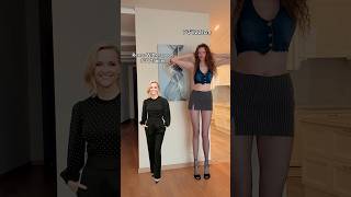 Celebrity Height Comparison with Reese Witherspoon💕#reesewitherspoon #height #comparison #heels #tallgirl Wealth