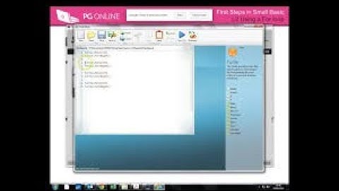 while............ endwhile loop in small basic