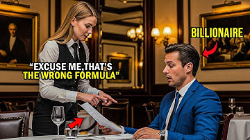 ‘That’s the wrong formula,’ the waitress whispered to the billionaire... just before the $100M deal