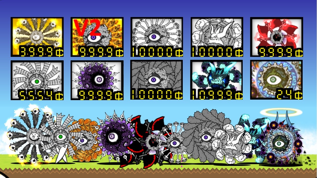 The Battle Cats but i use enemies (Special Cyclone 2) - YouTube
