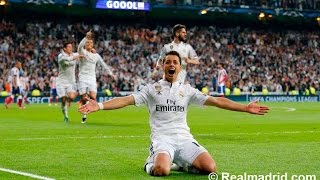 Real Madrid vs Atletico de Madrid Gol de Chicharito Audio Cope 22\/04\/15 Champions League