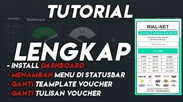 tutorial install dashboard & ganti voucheran Daloradius Di Fw Mutiara.net