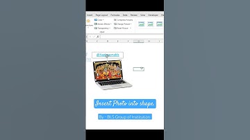 Insert photo into Shape.....                 #excel #exceltips #exceltricks #googlesheets