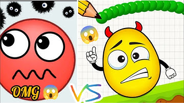 "OMG! Draw To Smash VS Hide Ball _ Most Satisfying Mobile Puzzle Battle!"