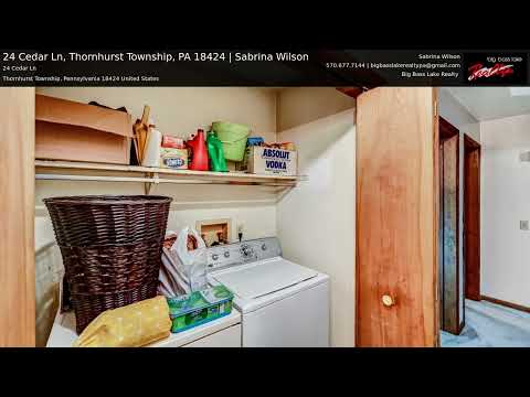 24 Cedar Ln, Thornhurst Township, PA home video tour