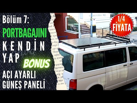 HOW TO MAKE YOUR OWN ROOFRACK ANGLE ADJUSTABLE SOLAR PANEL AND LED BAR ASSEMBLY | VAN BUILD PART: 7