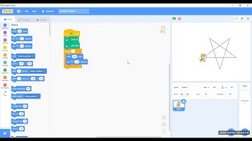 วาดรูปทรงเลขาคณิตด้วยโปรแกรม Scratch EP 3 วาดรูปดาว 5 แฉก