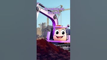 Construction Vehicles Song for Kids! 🚜  🚧 Excavators, Dump Trucks, Bulldozers.. | Fun Learning Video