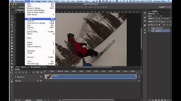 Photoshop: Converting video to images.
