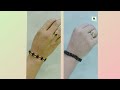 hand made bracelet //crystal bracelet making