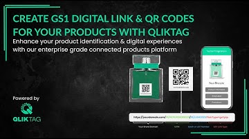 Create GS1 Digital Link & QR Codes for Products with the Qliktag Software Platform & Resolver