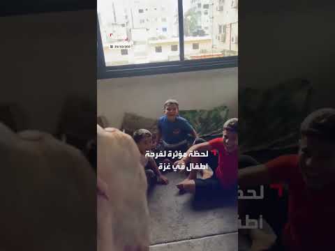 فرحة أطفال غزة برؤية دجاجة بعد عامين