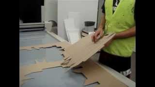 Aoke Dcz2516 Corrugated Board Cutting And Creasing