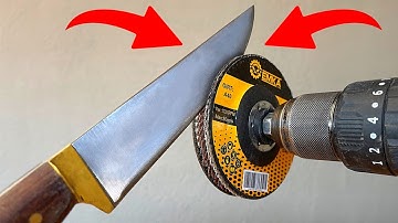 3 EASY ways to SHARPEN your KNIFE razor sharp without a sharpener.