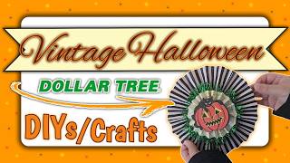 All NEW!!! Dollar Tree Vintage Inspired DIYs / Crafts | Easy Halloween DIYs