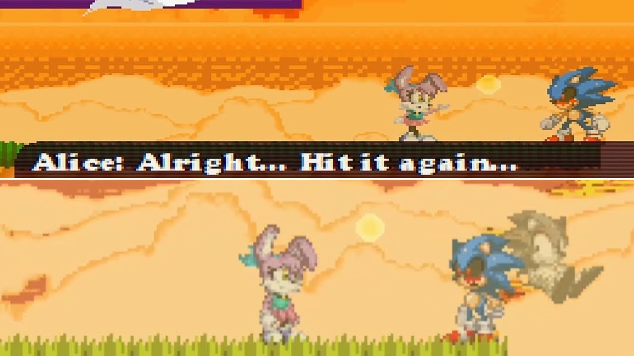 Sonic.Exe: SOH: Round 2/Sally.exe: Whisper of Soul Remake comparison ...