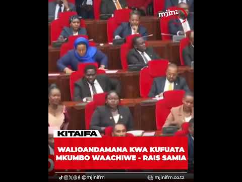 PRESIDENT SAMIA DPP CANCELS CHARGES OF YOUTHS WHO PROTECTED BY FOLLOWING THE RULE