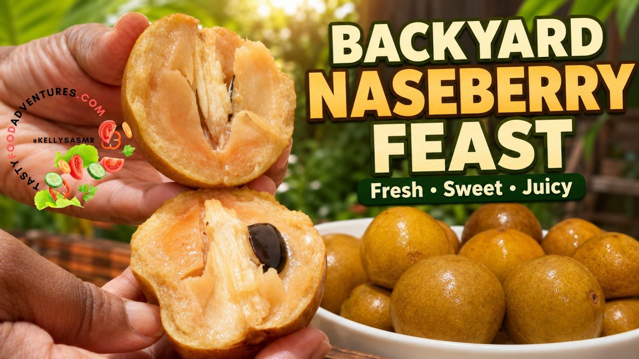 ASMR Fruitilicious Naseberry Feast | No Talking @KellysASMR