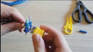AMPCOM RJ45 Tool-less Self-Locking  Keystone Jack