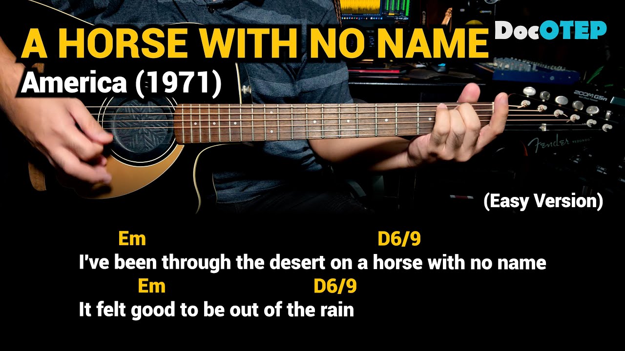 horse with no name america chords