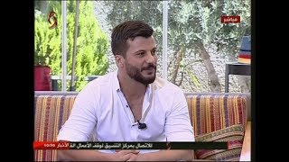 الممثل علي الإبراهيم على شاشة الإخبارية السورية 14-06-2017 صباحنا غير
