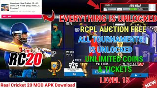 Real Cricket 20 Mod APK V5.5 | Rc20 Everything Is Unlocked Free | Unlimited Coins & Tickets Mod APK screenshot 4