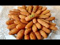 صوابع زينب سر القرمشه ولونها الذهبي سهله التحضير وبمكونات بسيطه