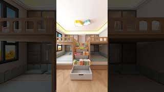 Parents Built An All-In-One Luxury Bedroom For Their Four Children