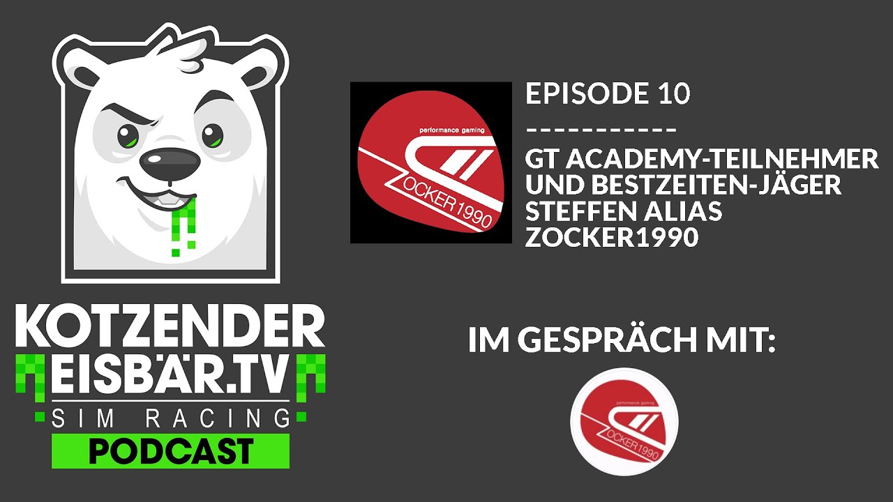 GT Academy-Teilnehmer und Bestzeiten-Jäger Steffen aka Zocker1990 | KBTV Sim Racing Podcast | Ep. 10