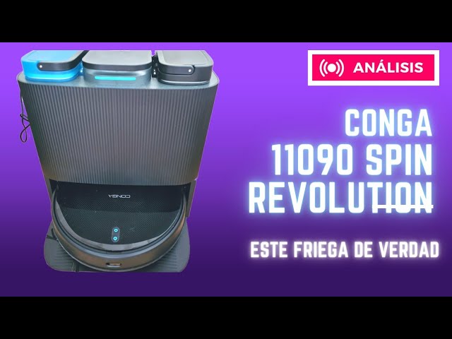 Este sí friega de verdad. Robot aspirador Cecotec CONGA 11090 Spin