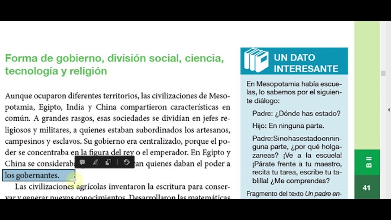 Forma de gobierno y división social de las antiguas civilizaciones