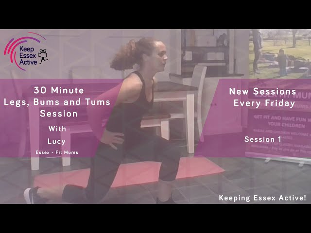 30 Minute Legs, Bums & Tums, Work Out with Lucy