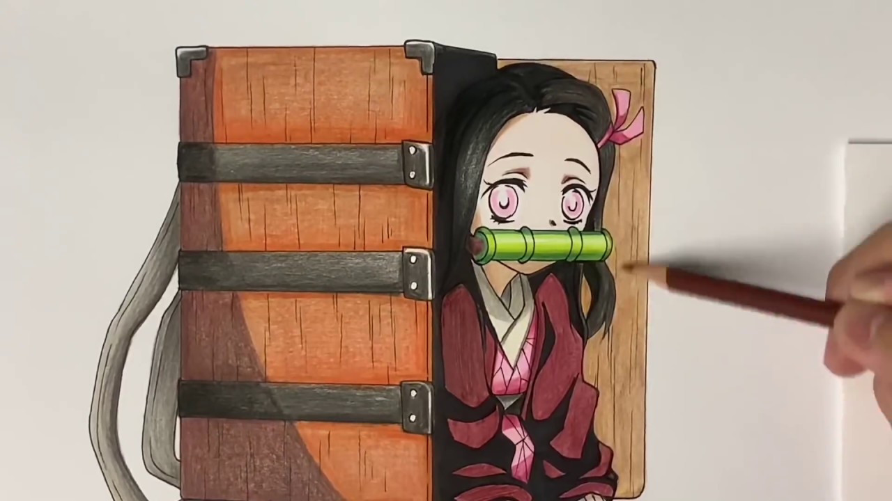 鬼滅の刃 竈門ねずこ を描いてみた Kimetsu No Yaiba Youtube