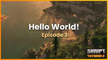 Minecraft Skript Tutorial #3 - Hello World!